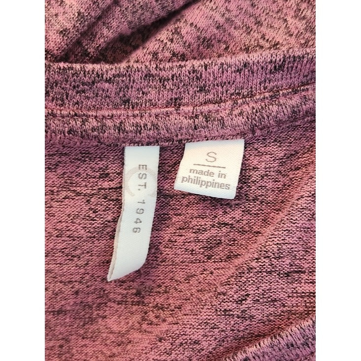 Cato Heather Pink Knit Pullover Size Small