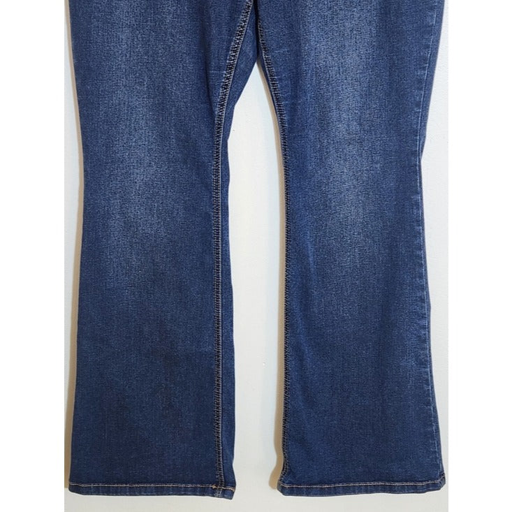Torrid Dark Wash Luxe Slim Boot Bootcut Jeans Size 16