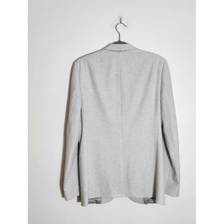 Topman Light Gray Textured Sport Coat Size 38R