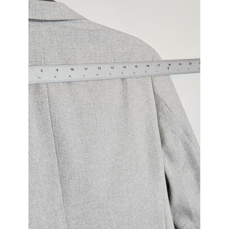 Topman Light Gray Textured Sport Coat Size 38R