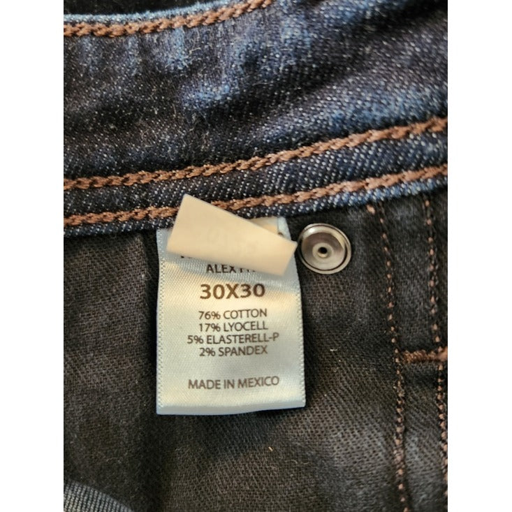 Murano Alex Fit Dark Wash Slim Straight Leg Jeans Size 30 x 30