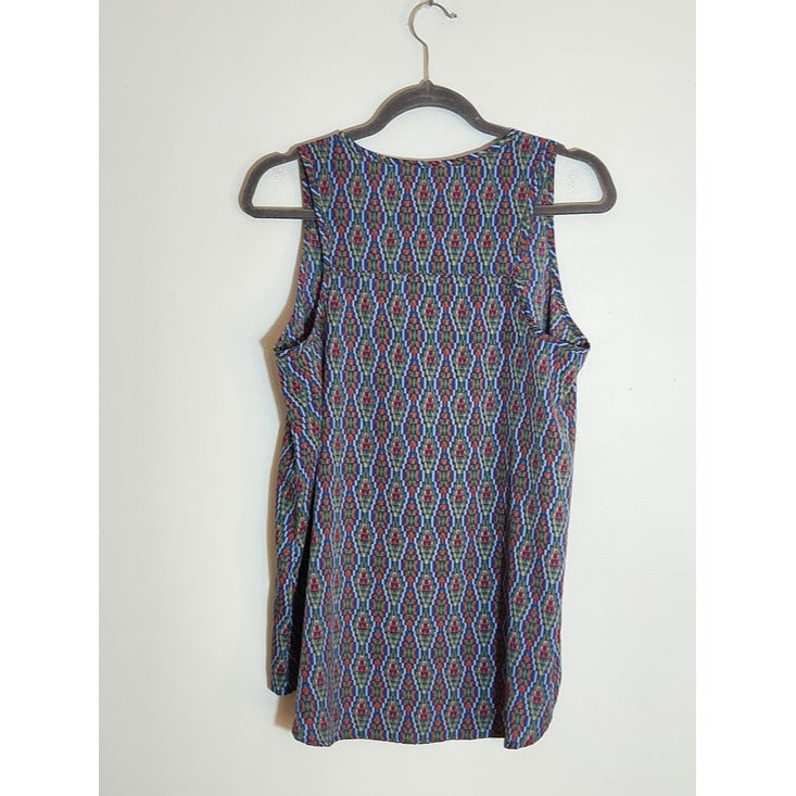 Mountain Khakis Multicolor Geometric Print Tank Top Size Medium