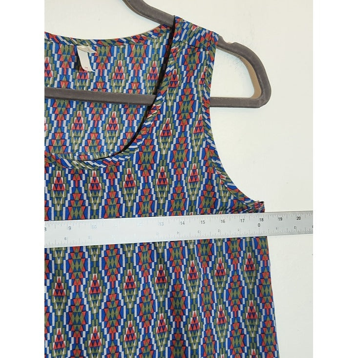 Mountain Khakis Multicolor Geometric Print Tank Top Size Medium