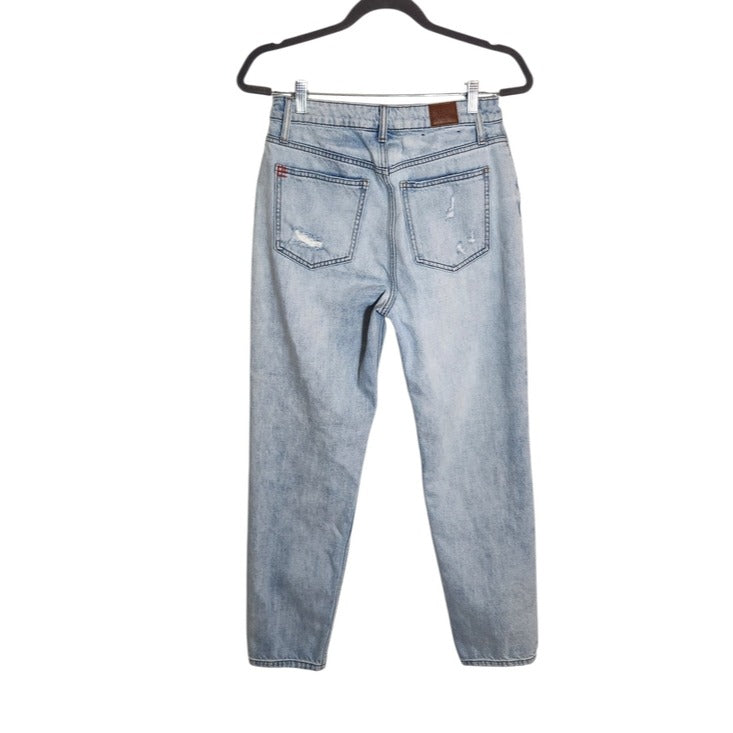 BDG High Rise Mom Jeans Tapered Distressed Denim Size 28