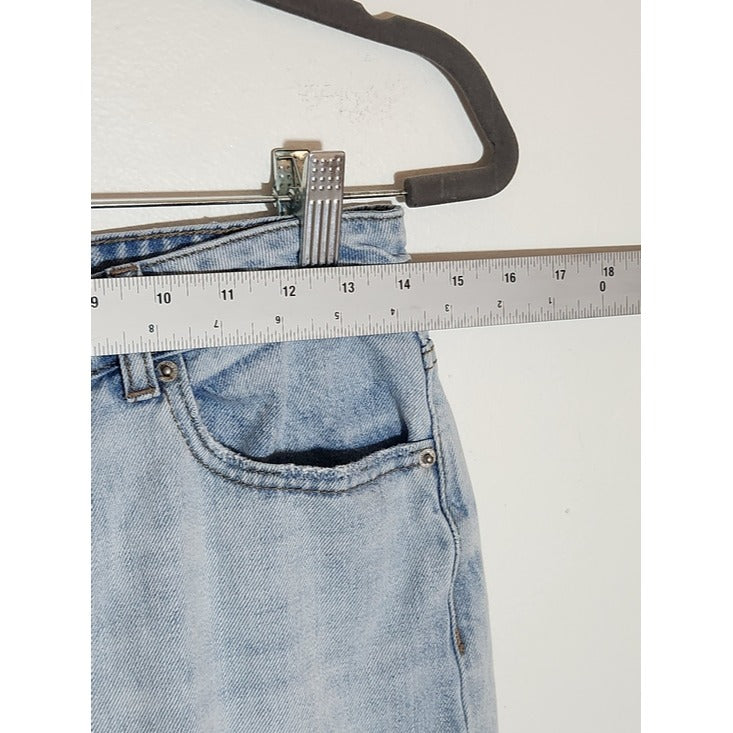 BDG High Rise Mom Jeans Tapered Distressed Denim Size 28