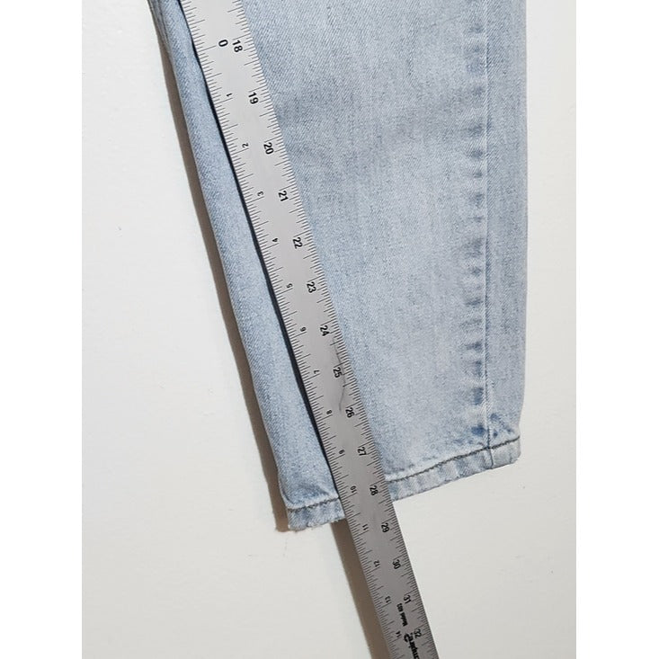 BDG High Rise Mom Jeans Tapered Distressed Denim Size 28