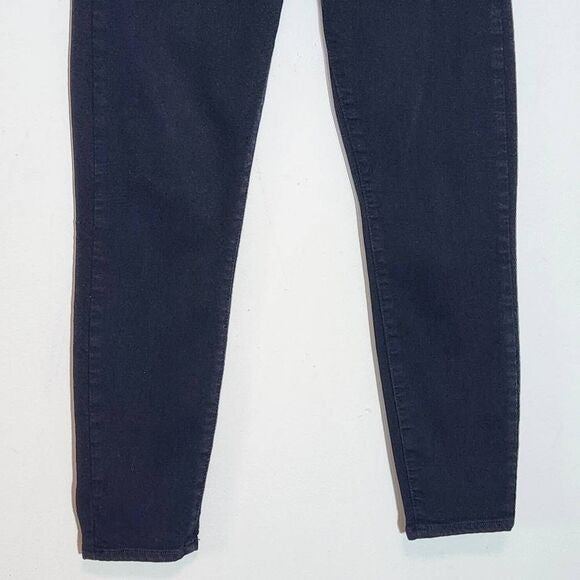 Paige Black Cropped Skinny Jeans Size 30