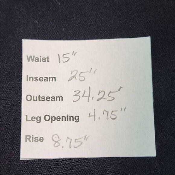 Paige Black Cropped Skinny Jeans Size 30