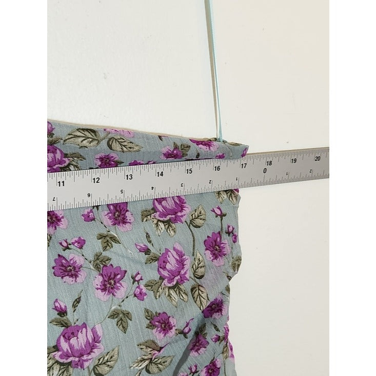 ASTR The Label Blue Floral One Shoulder Dress Size Large Wedding Guest Dress