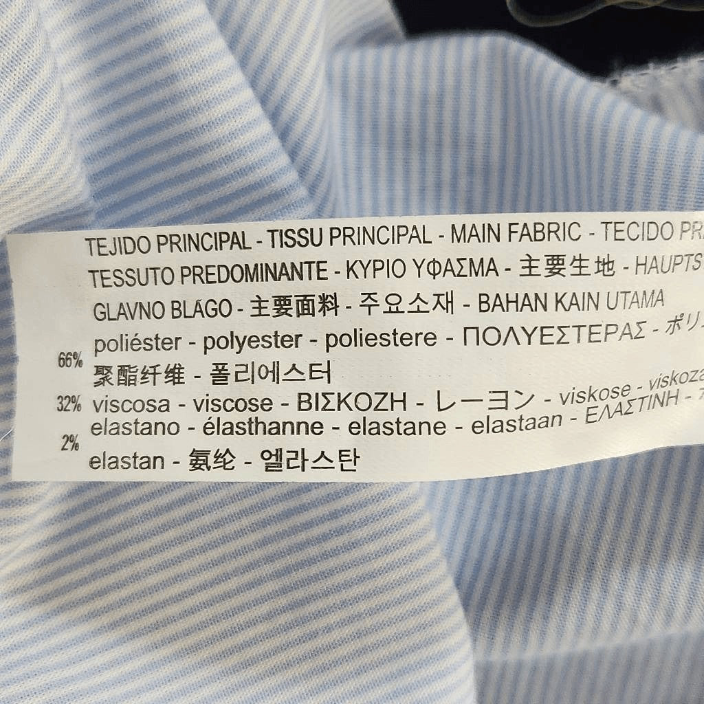 Zara Navy Knit Pullover with Zipper Hem and Blue Stripe Accent NWT Size Medium