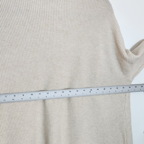 Pinch Cream Draped Open Front Cardigan Size Small/Medium NWOT