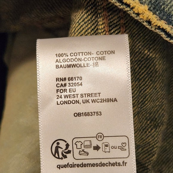 BDG Womens Distressed Baggy Tapered Jeans Size 31