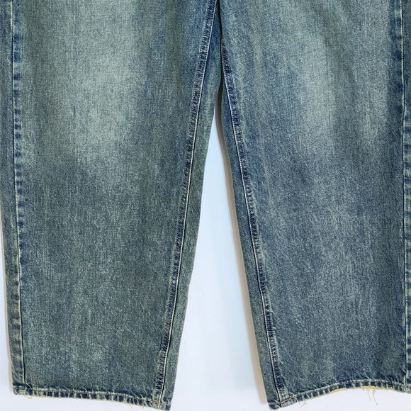 BDG Womens Distressed Baggy Tapered Jeans Size 31