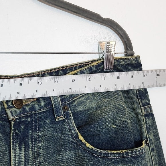 BDG Womens Distressed Baggy Tapered Jeans Size 31