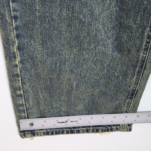 BDG Womens Distressed Baggy Tapered Jeans Size 31