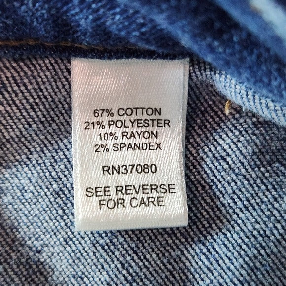 Cato Blue Denim Midi Skirt Size 18 W Classic Long Jean Skirt