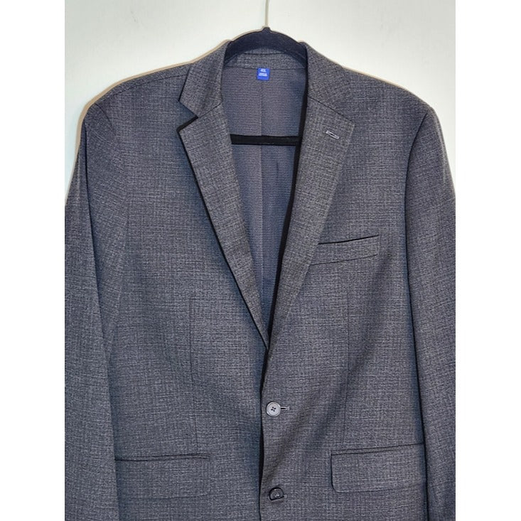 Apt. 9 Charcoal Gray Performance Blazer Sport Coat Size 40L