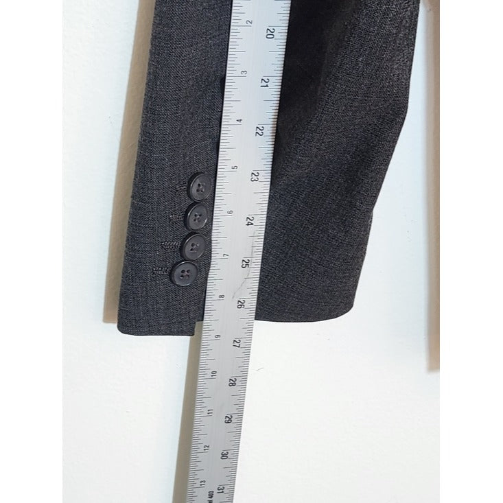 Apt. 9 Charcoal Gray Performance Blazer Sport Coat Size 40L