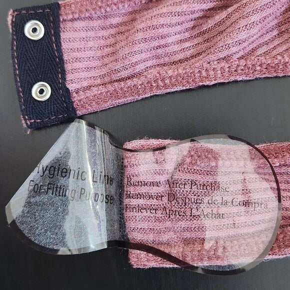 Kaileigh Mauve Ribbed Knit Mock Neck Bodysuit NWOT Size XXL Plum Bodysuit