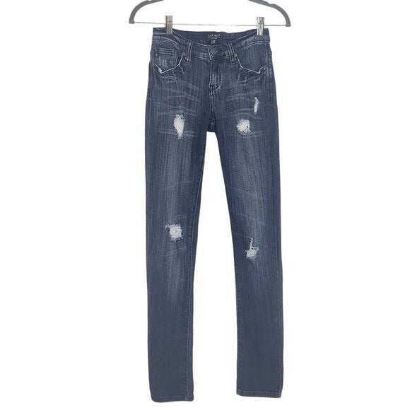 Judy Blue Distressed Skinny Jeans Size 25