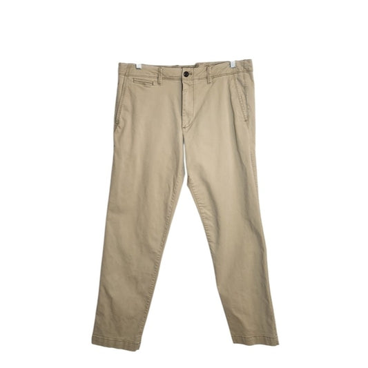 GAP Khaki Straight Leg Casual Pants Size 34 x 32