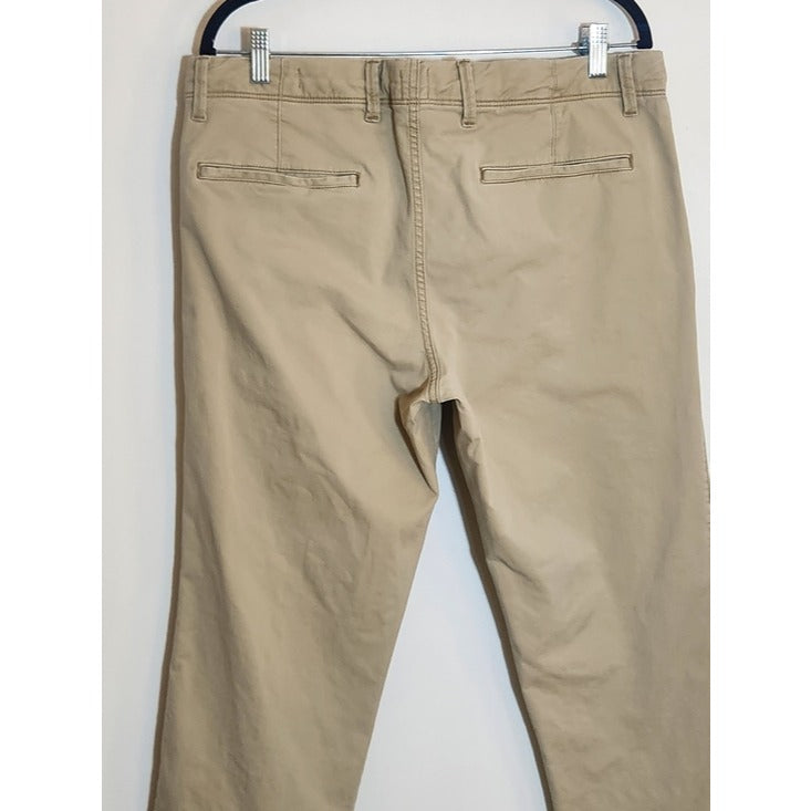 GAP Khaki Straight Leg Casual Pants Size 34 x 32