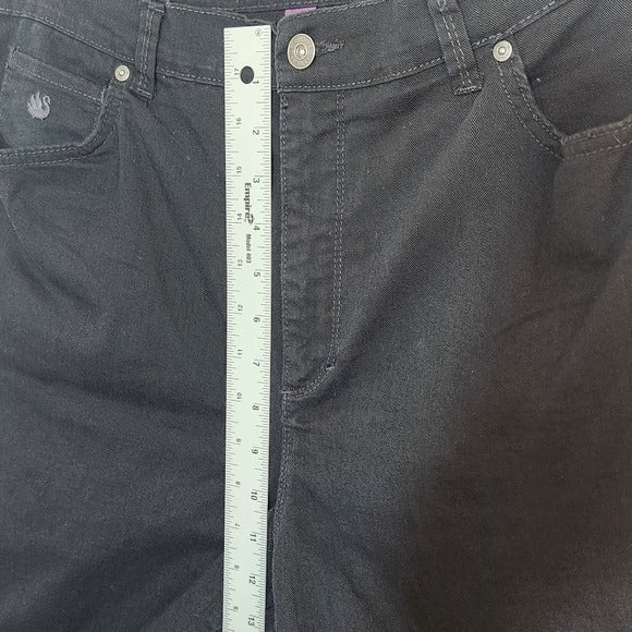 Gloria Vanderbilt Black High Rise Jeans Size 16