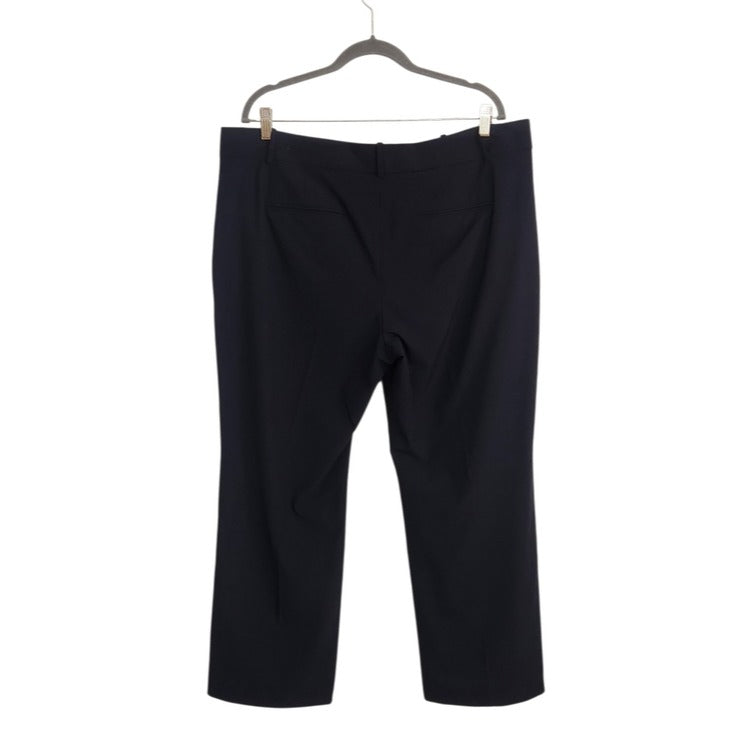 Ann Taylor Classic Navy Straight Leg Dress Pants Size 16