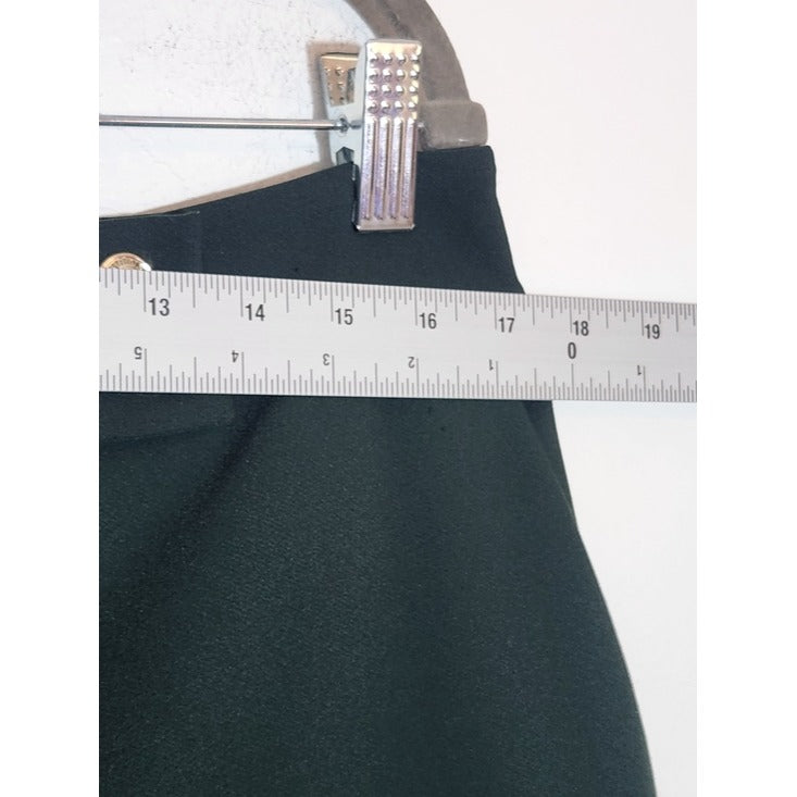 Rachel Zoe Dark Green Straight Leg Dress Pants Size 12