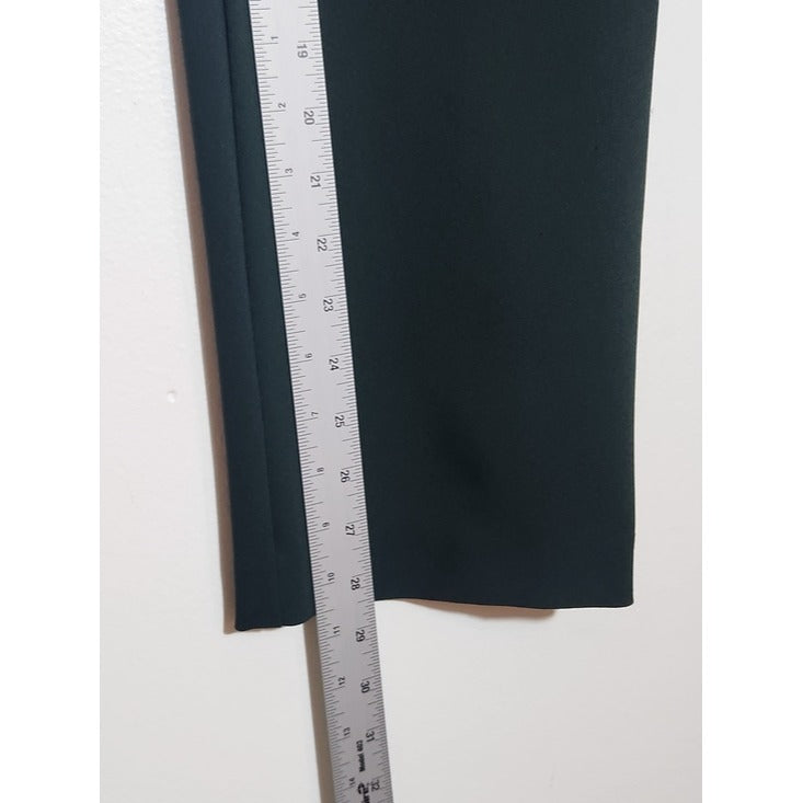 Rachel Zoe Dark Green Straight Leg Dress Pants Size 12