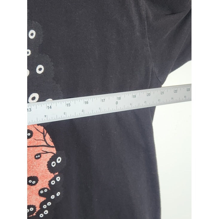 Spirited Away Black Graphic Short Sleeve Tee Size Medium