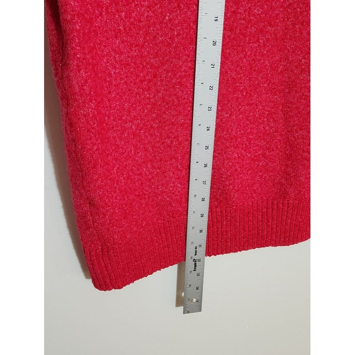 Torrid Pink and Burgundy Colorblock Crew Neck Sweater Size 4X