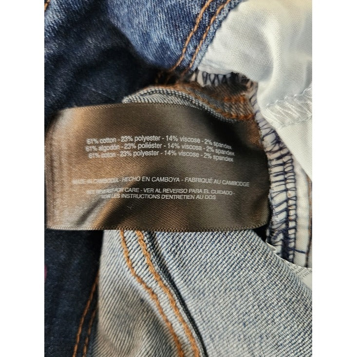 Gloria Vanderbilt Tummy Sculpting Wide Leg Culotte Jeans Size 16W