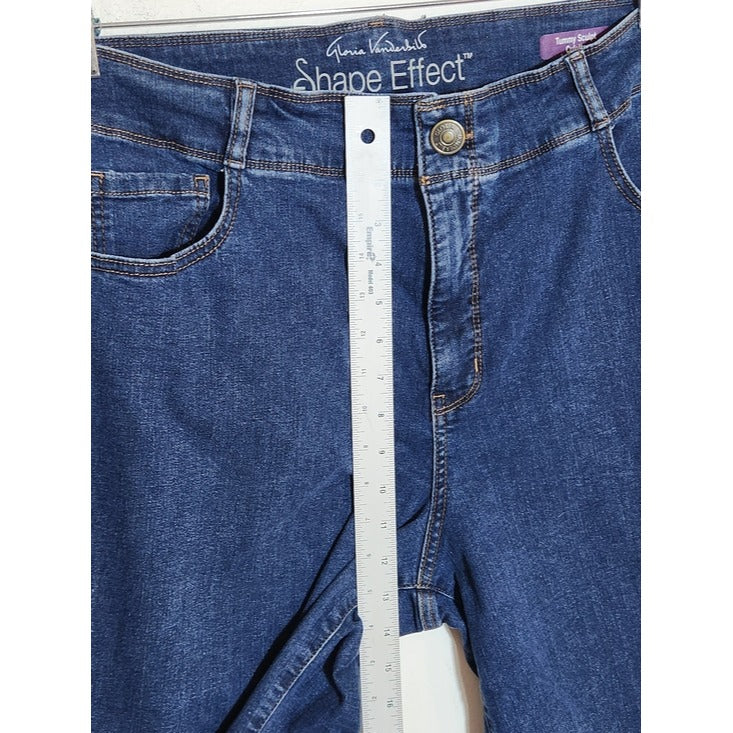 Gloria Vanderbilt Tummy Sculpting Wide Leg Culotte Jeans Size 16W