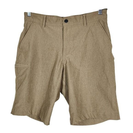 G.H. Bass & Co. Khaki Golf Shorts Size 32 Men's Tan Performance Shorts