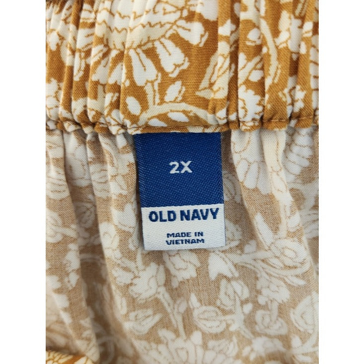 Old Navy Boho Floral Print Maxi Dress Size 2X