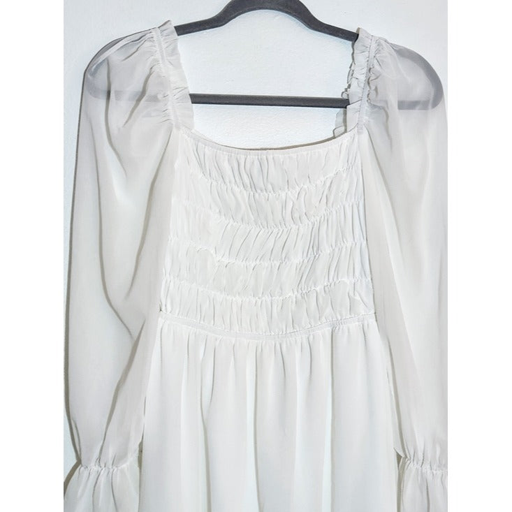 Eilly Bazar White Mini Dress Size XS