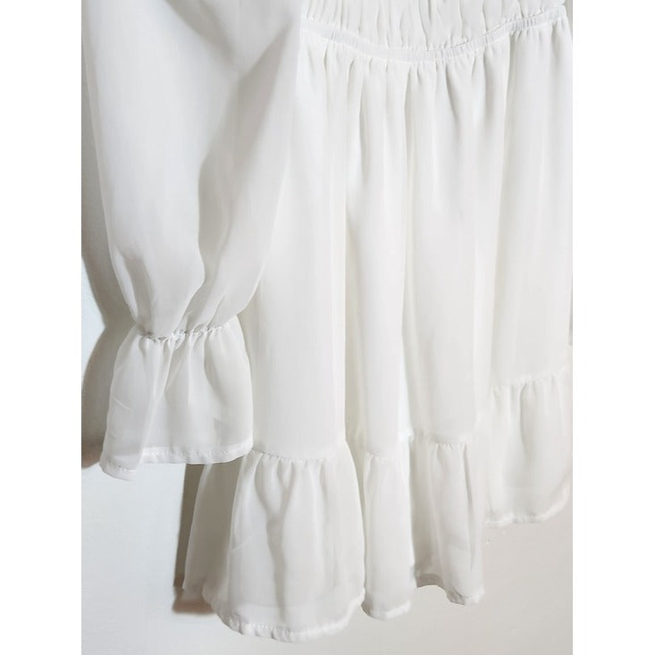 Eilly Bazar White Mini Dress Size XS