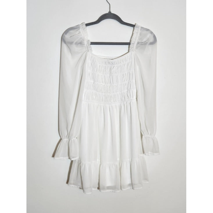 Eilly Bazar White Mini Dress Size XS