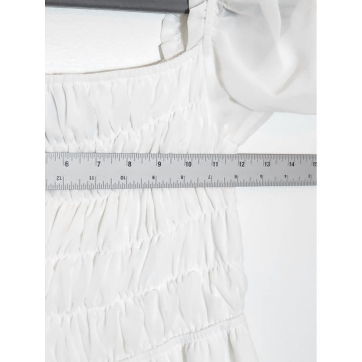 Eilly Bazar White Mini Dress Size XS