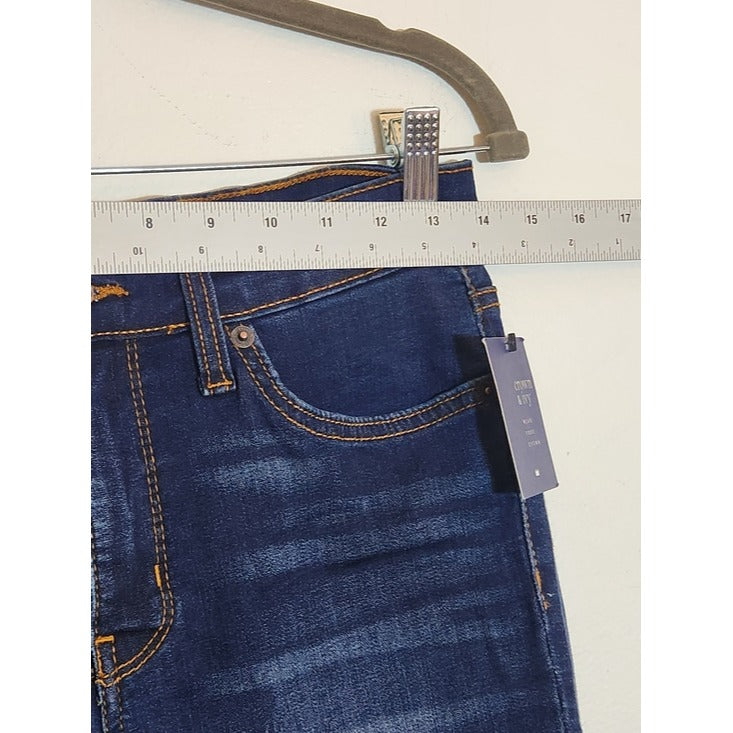 Crown & Ivy Dark Wash Skinny Jeans Size 6 NWT