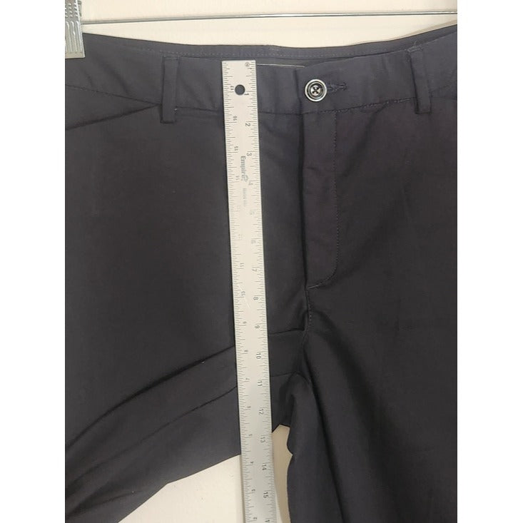 Lee Black Regular Fit Mid-Rise Trouser Pants Size 14