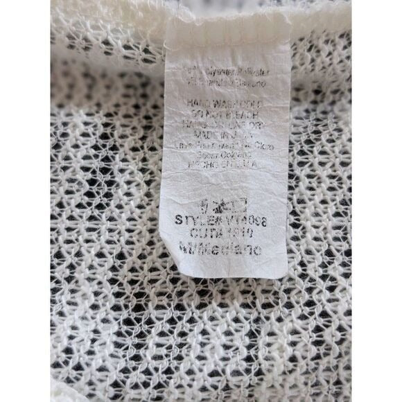 Vanilla Bay Striped Top Size Medium Green Colorblock Top