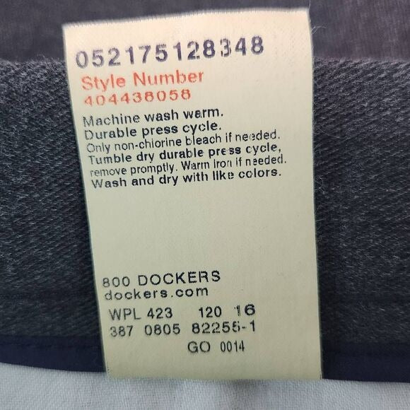 Dockers Gray Pleated Pants Size 38 X 32 Men's Gray Dress Pants Preppy Gray Pants