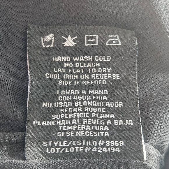 R&M Richards Black and Red Floral Cocktail Jumpsuit Size 6 New