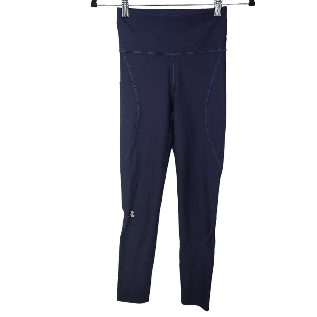 Under Armour Navy Compression Leggings NWT Size XS Navy Cropped Leggings