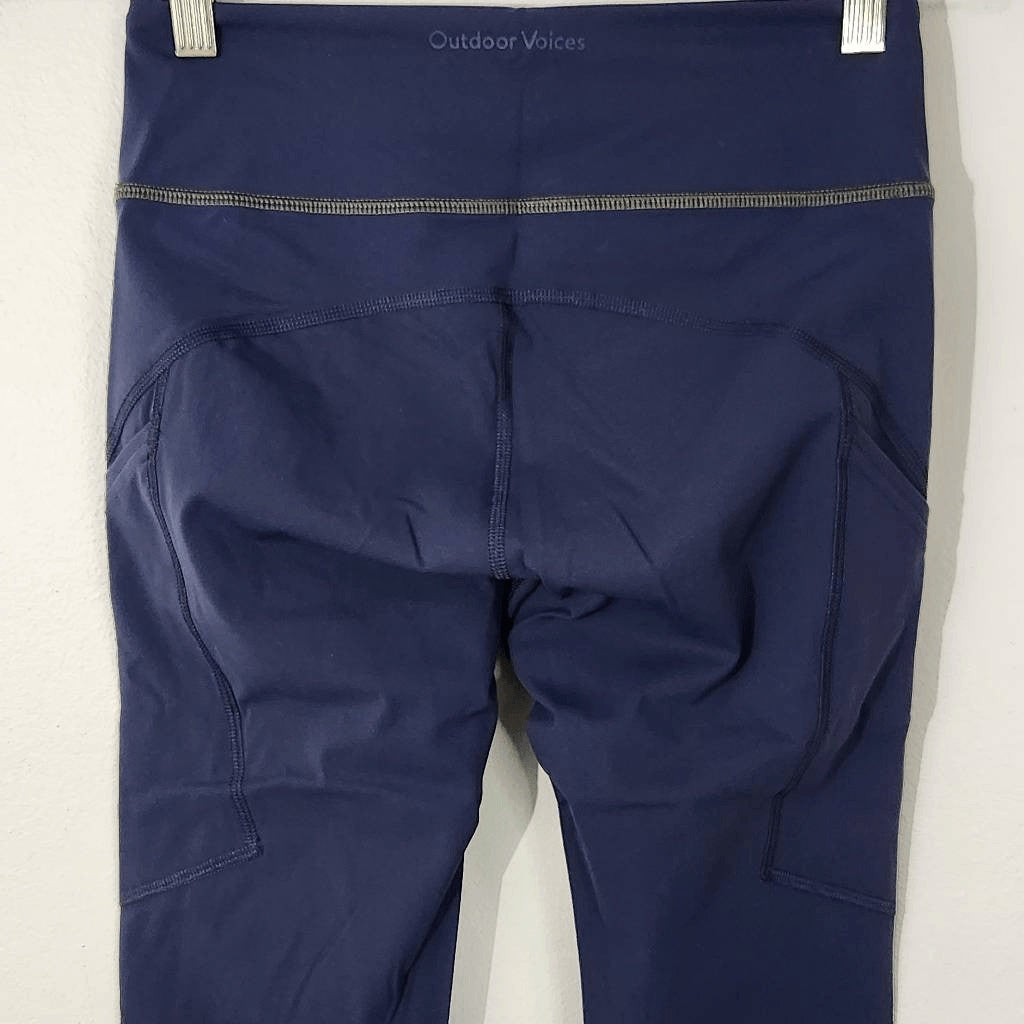 Outdoor Voices Colorblock Athletic Leggings NWT Size Small Green Leggings