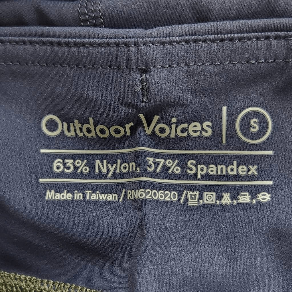 Outdoor Voices Colorblock Athletic Leggings NWT Size Small Green Leggings