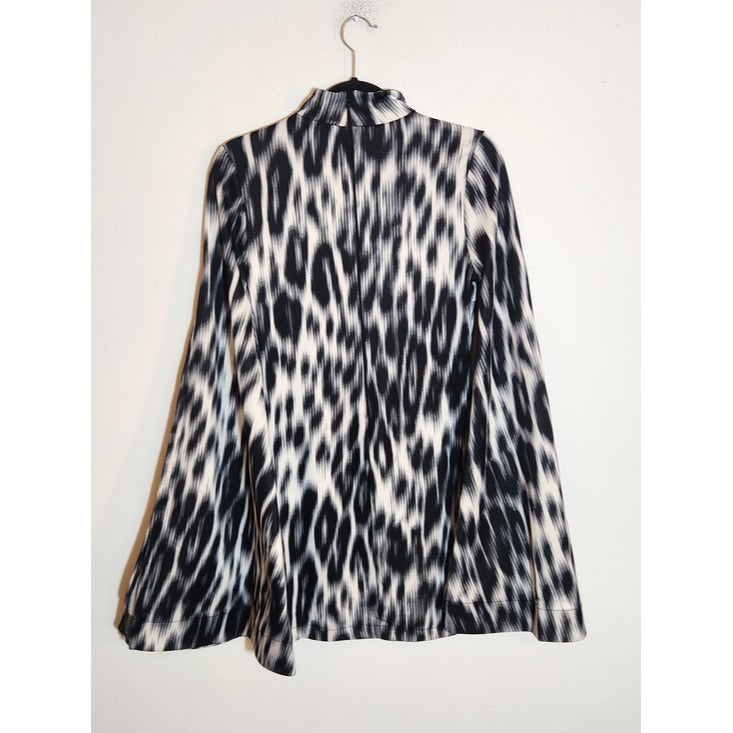Fashion Nova Black and White Tie Dye Mini Dress Size Large NWT