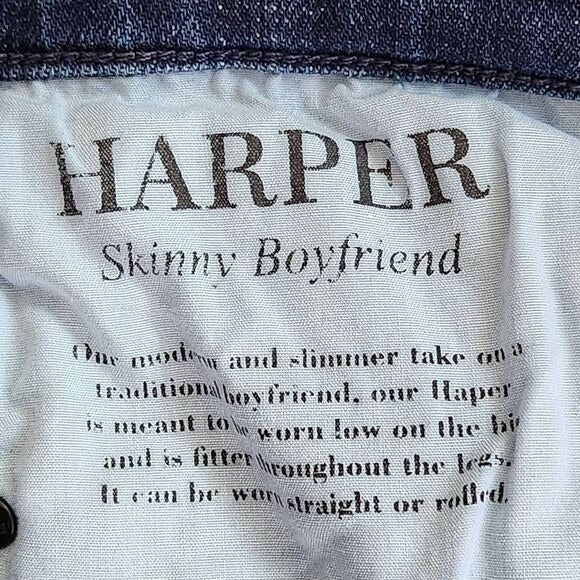 Black Orchid Skinny Boyfriend Distressed Jeans Size 30 Straight Leg Jeans